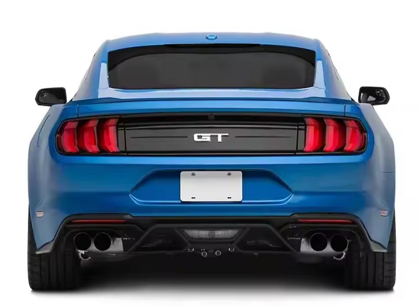 ბამპერის MUSTANG 2015-2017 დიფუზორი უკანა GT500 (მაყუჩის რგოლები განიერი)